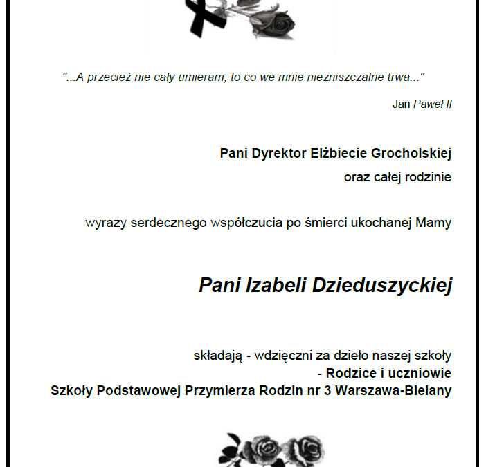 Kondolencje