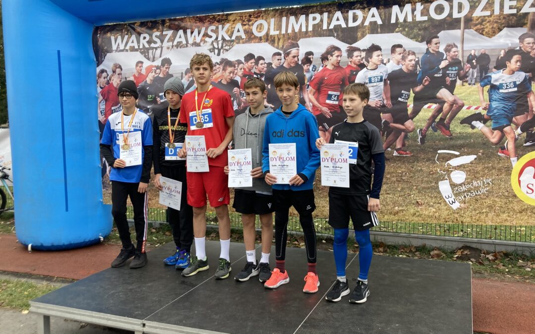 Wielki sukces naszego Ucznia – Karol Łuczyński awansował do mazowieckiego etapu zawodów w biegach przełajowych! 